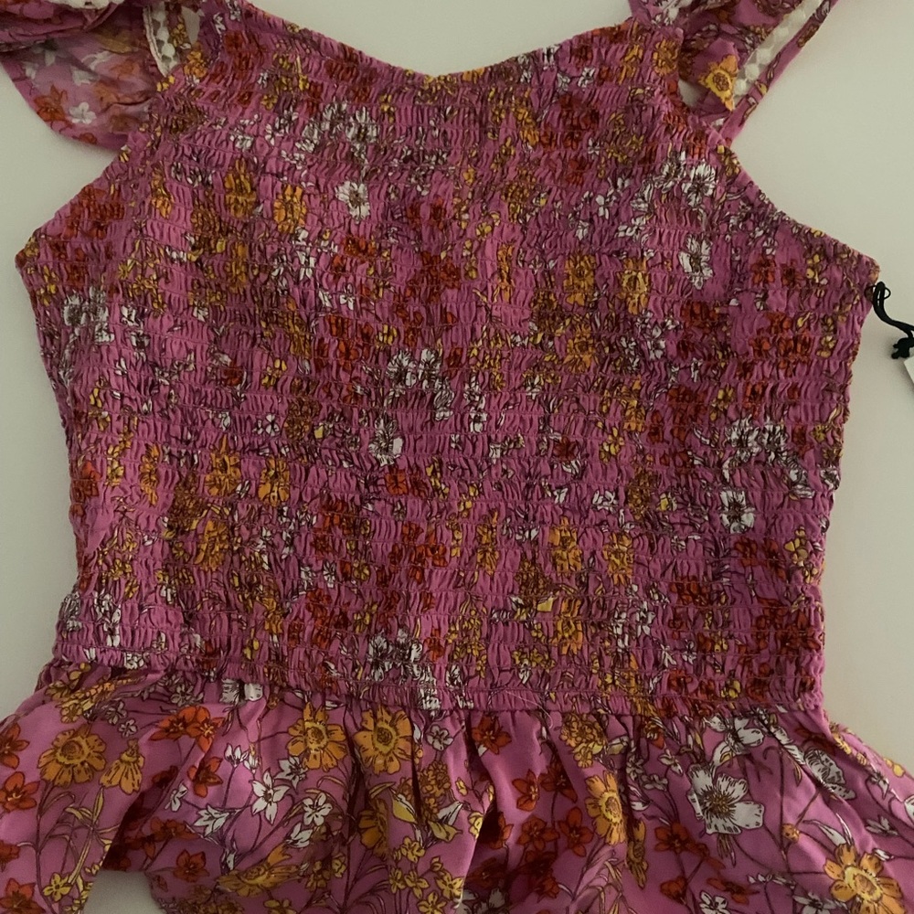 Flower blouse, size small, brand japza